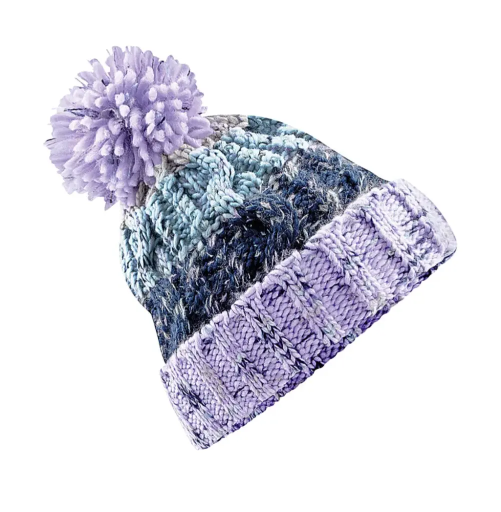 36969 - Corkscrew Pom Pom Beanie, lavender fizz — productfoto 7