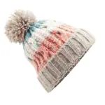 36969 - Corkscrew Pom Pom Beanie, milkshake mix