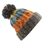 36969 - Corkscrew Pom Pom Beanie, retro blues — productfoto 8