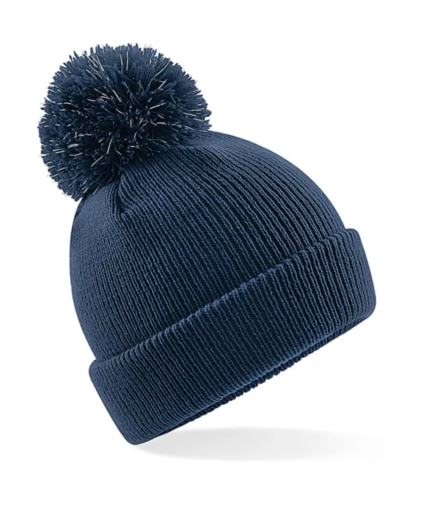 38669 - Junior Reflective Bobble Beanie, french navy — productfoto 2
