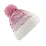 39269 - Ombré Beanie, dusky pink/off white — productfoto 2