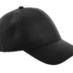 39569 - Faux Suede 6 Panel Cap, black