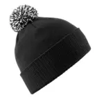 39769 - Snowstar Beanie, black/white — productfoto 3