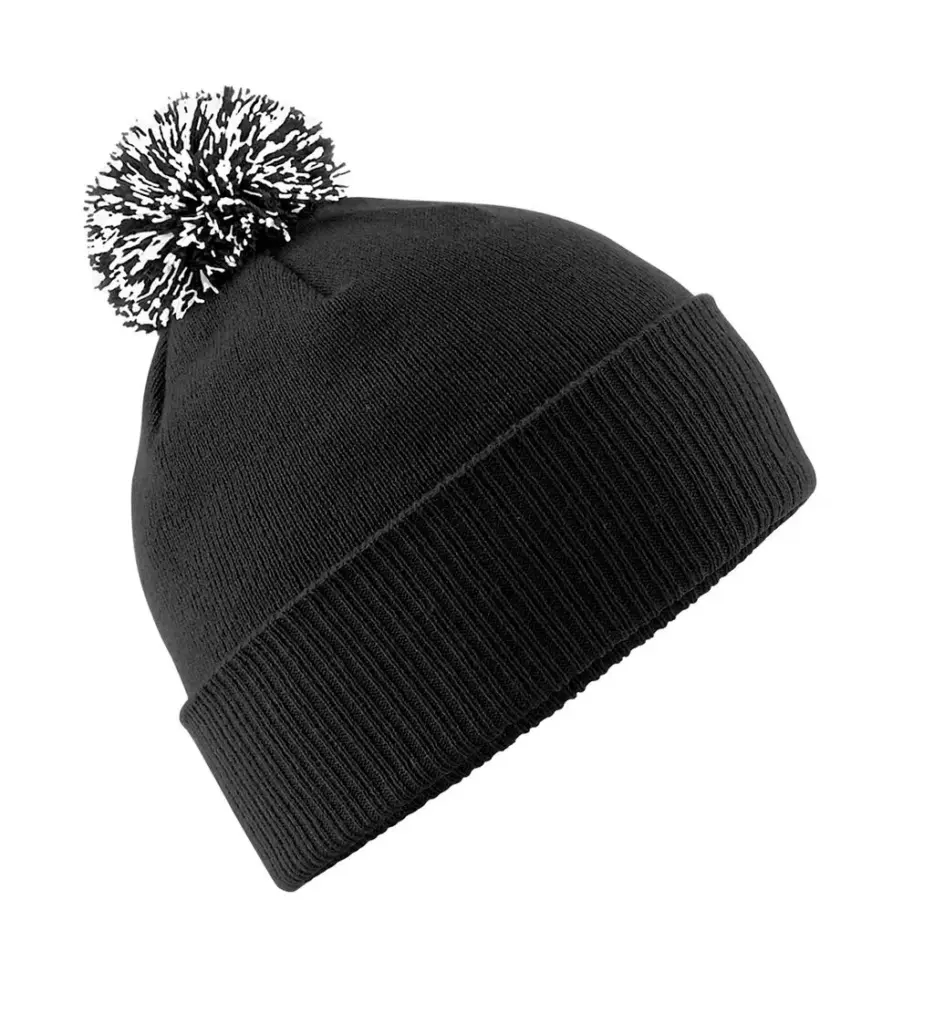39769 - Snowstar Beanie, black/white — productfoto 3