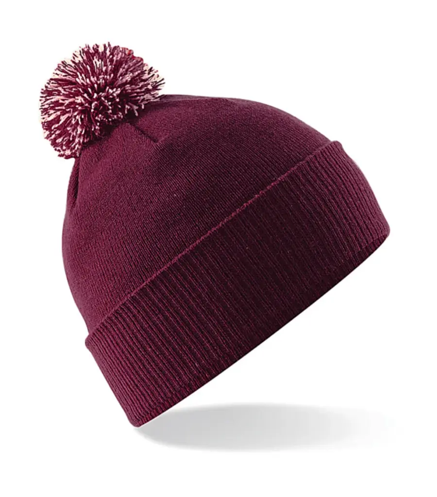 39769 - Snowstar Beanie, burgundy / off white — productfoto 16