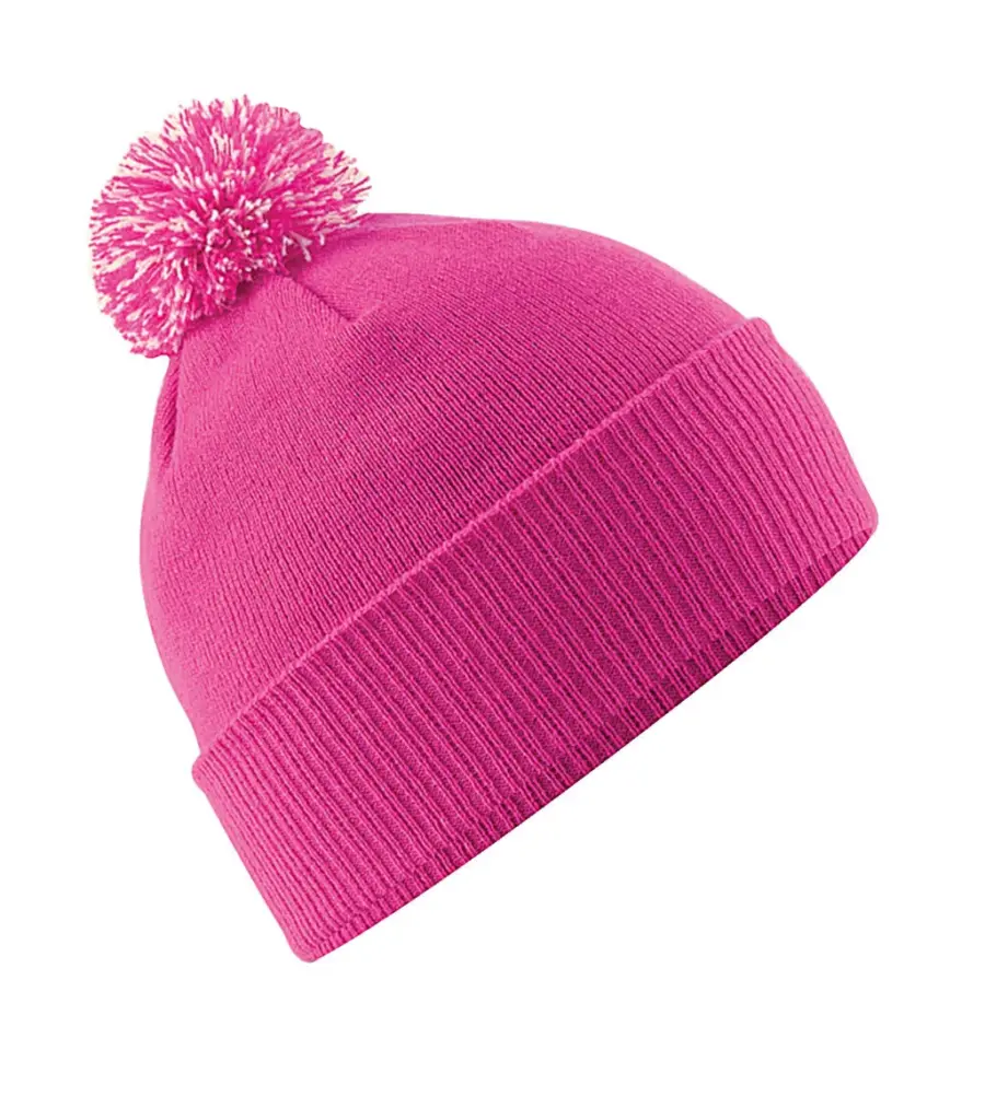 39769 - Snowstar Beanie, fuchsia / off white — productfoto 17