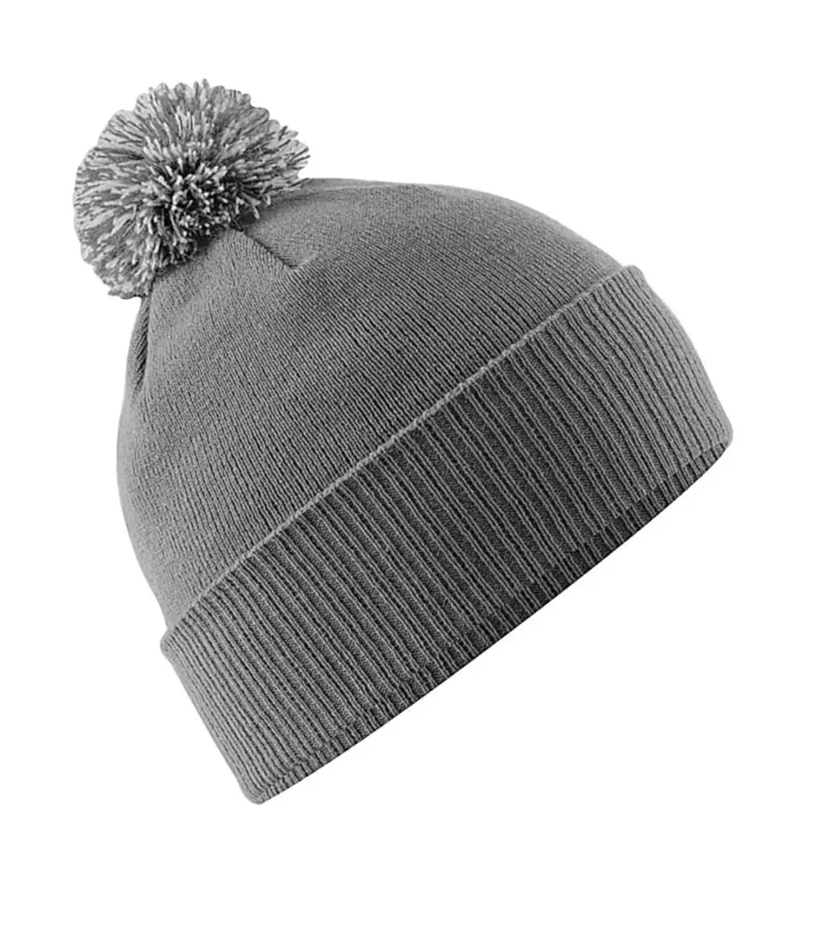 39769 - Snowstar Beanie, graphite grey / light grey — productfoto 8