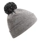 39769 - Snowstar Beanie, heather grey / black — productfoto 11