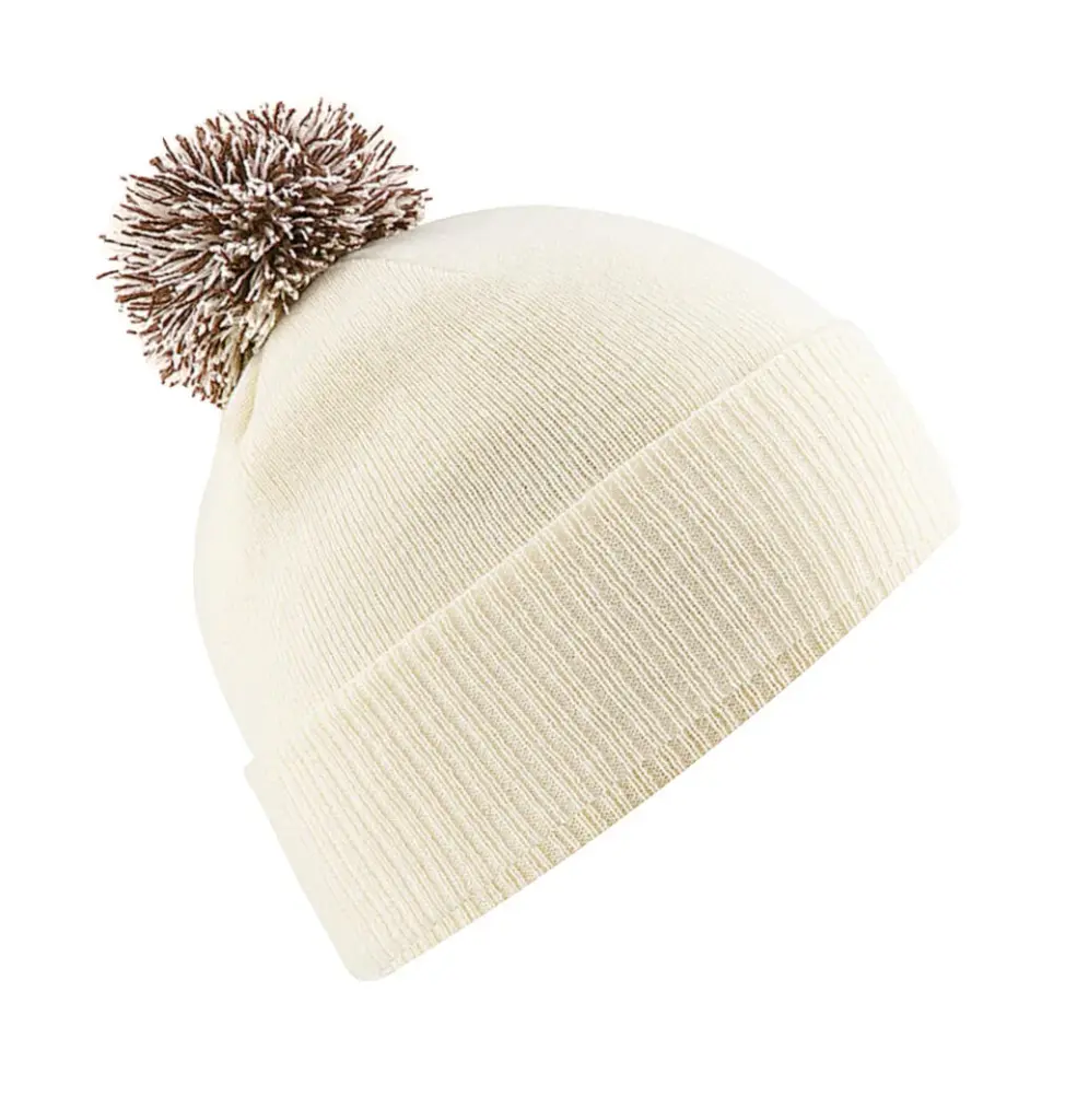 39769 - Snowstar Beanie, offwhite/mocha — productfoto 2
