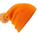 39769 - Snowstar Beanie, orange / white — productfoto 19
