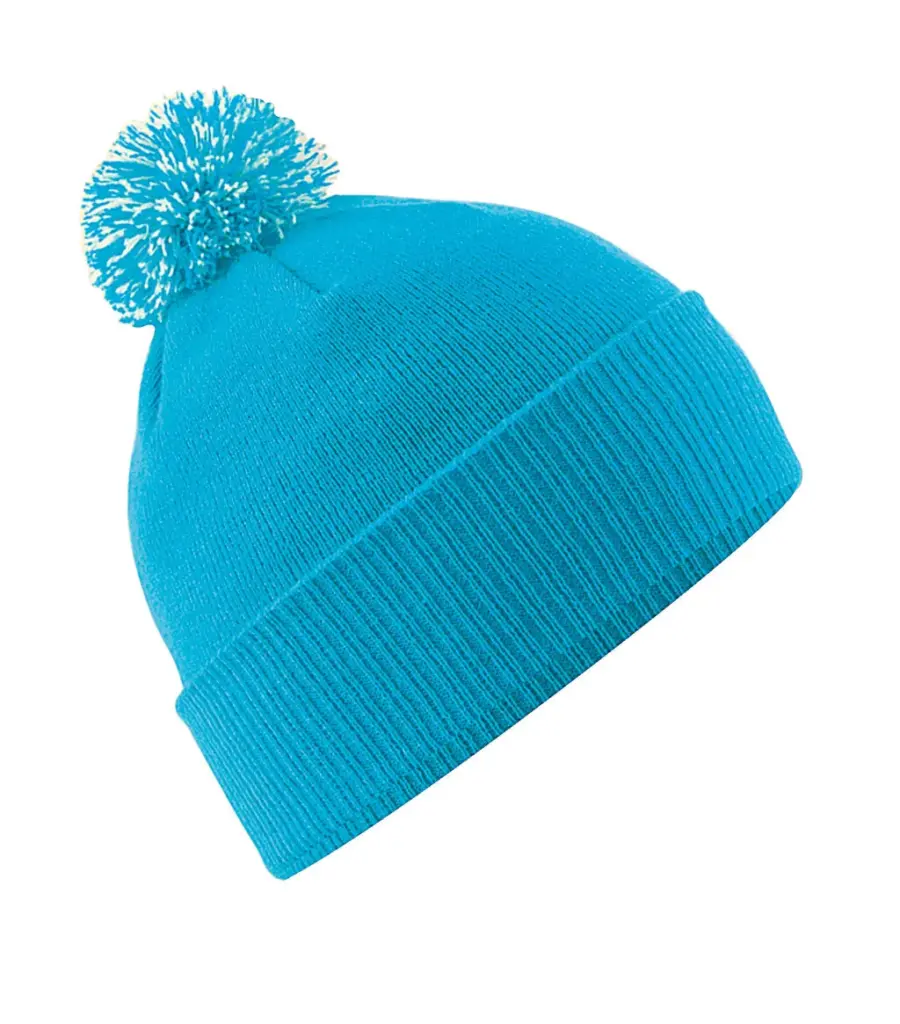 39769 - Snowstar Beanie, surf blue / off white — productfoto 15