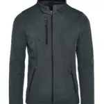 41152 - Signature Tagless Softshell Jacket Men, charcoal — productfoto 2