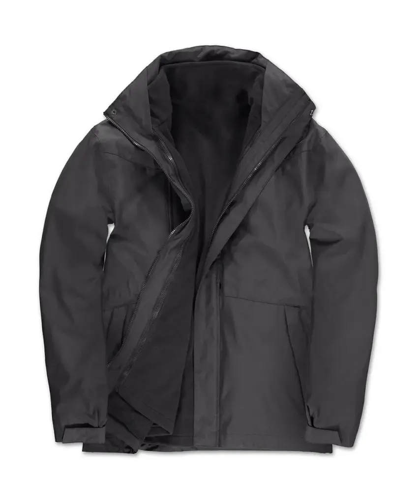 41842 - Corporate 3-in-1 Jacket, dark grey — productfoto 2