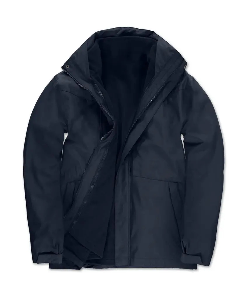 41842 - Corporate 3-in-1 Jacket, navy — productfoto 3