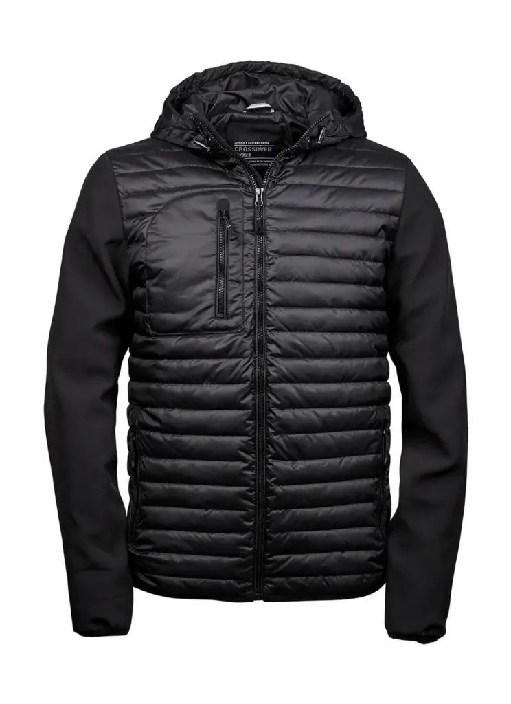 Softshell Jacke mit Kapuze bedruckbar wasserabweisend