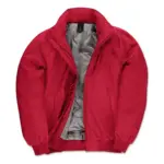 43442 - Crew Bomber/men Jacket, red / warm grey — productfoto 3