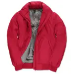 43542 - Crew Bomber/women Jacket, red / warm grey — productfoto 3