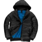 43742 - Superhood/men Jacket, black/cobalt blue