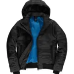 43942 - Superhood/women Jacket, black/cobalt blue