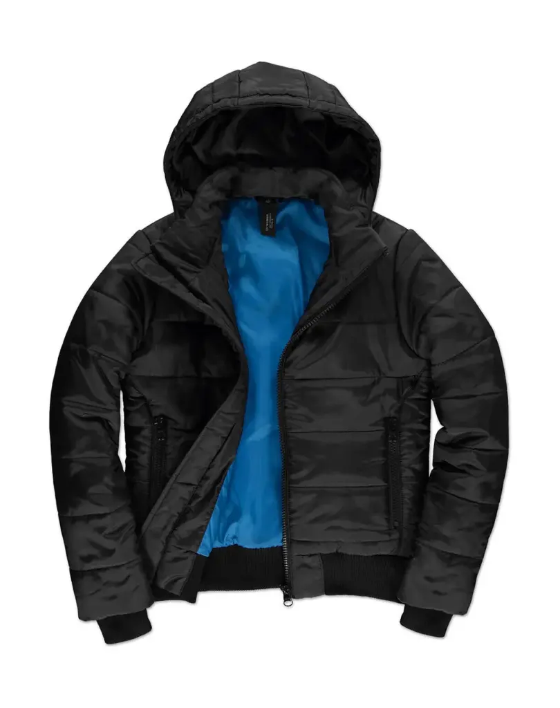 43942 - Superhood/women Jacket, black/cobalt blue