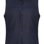44417 - Ladies' Flux Softshell Bodywarmer, navy / navy — productfoto 2