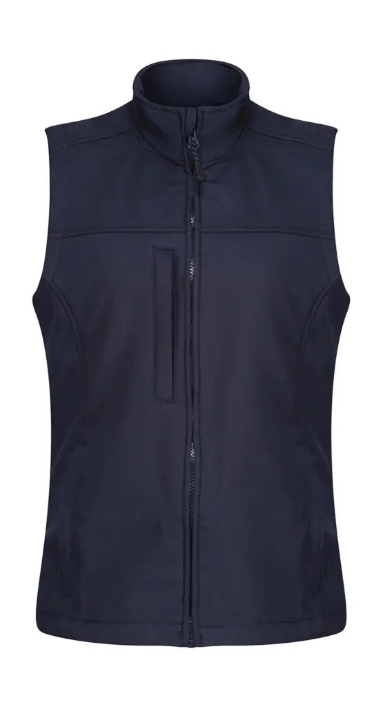 44417 - Ladies' Flux Softshell Bodywarmer, navy / navy — productfoto 2