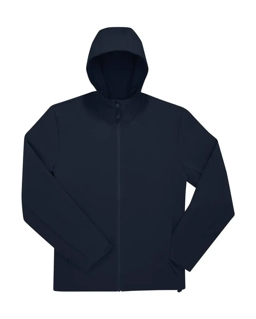 Bedruckbare Softshell-Jacke mit Kapuze 3-lagig — Produktfoto 2
