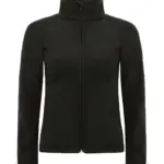 46242 - Hooded Softshell/women, black — productfoto 2