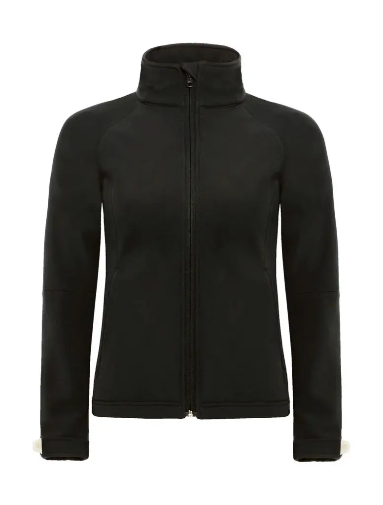 462_42_101_f-2015_01jpg - Hidalgo 46242 - Hooded Softshell/women, black — productfoto 2