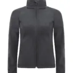 46242 - Hooded Softshell/women, dark grey — productfoto 3