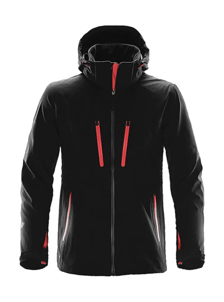 Softshell-Jacke mit Logo-Druck, winddicht, S–3XL — Produktfoto 3