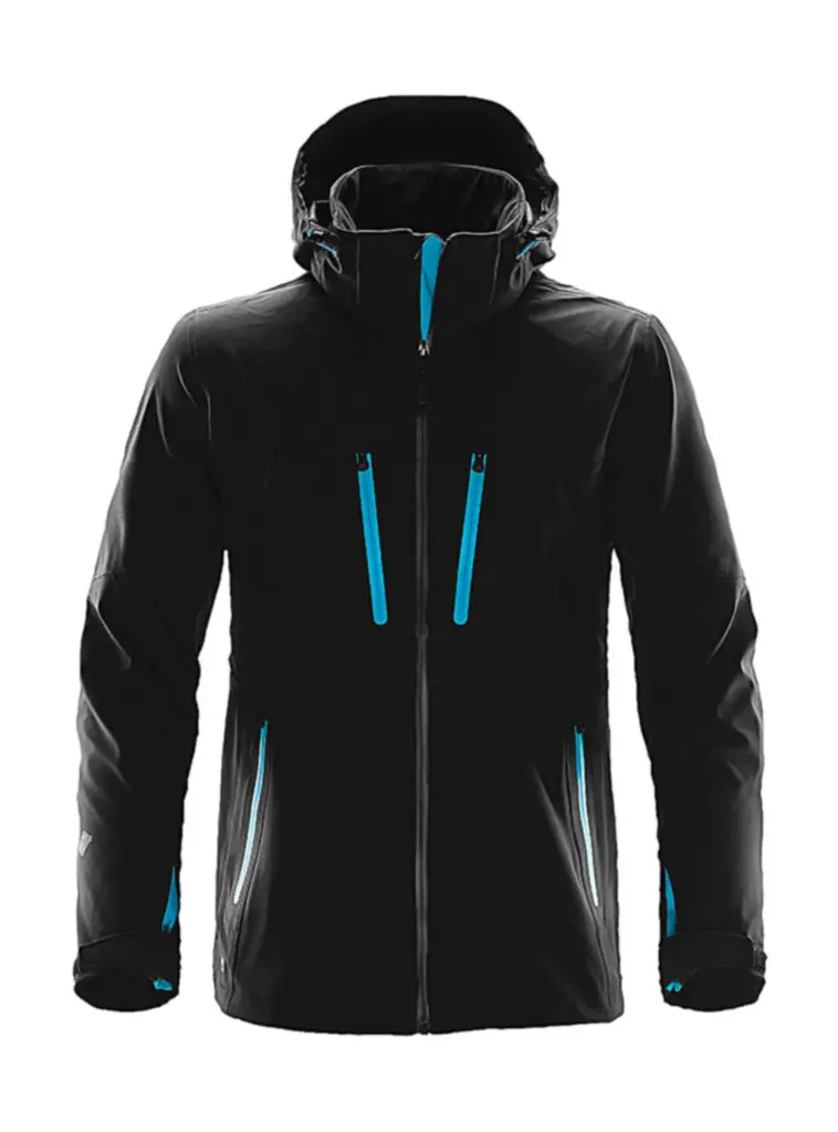 Softshell-Jacke mit Logo-Druck, winddicht, S–3XL