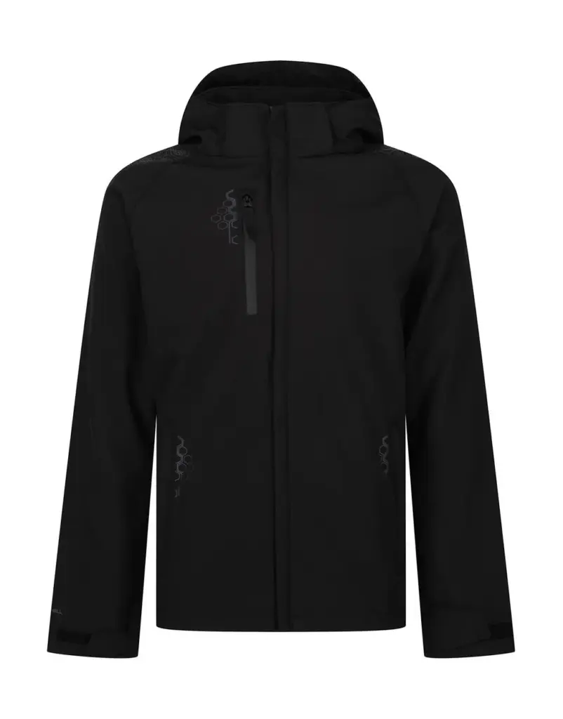 49017 - Repeller Lined Hooded Softshell, black