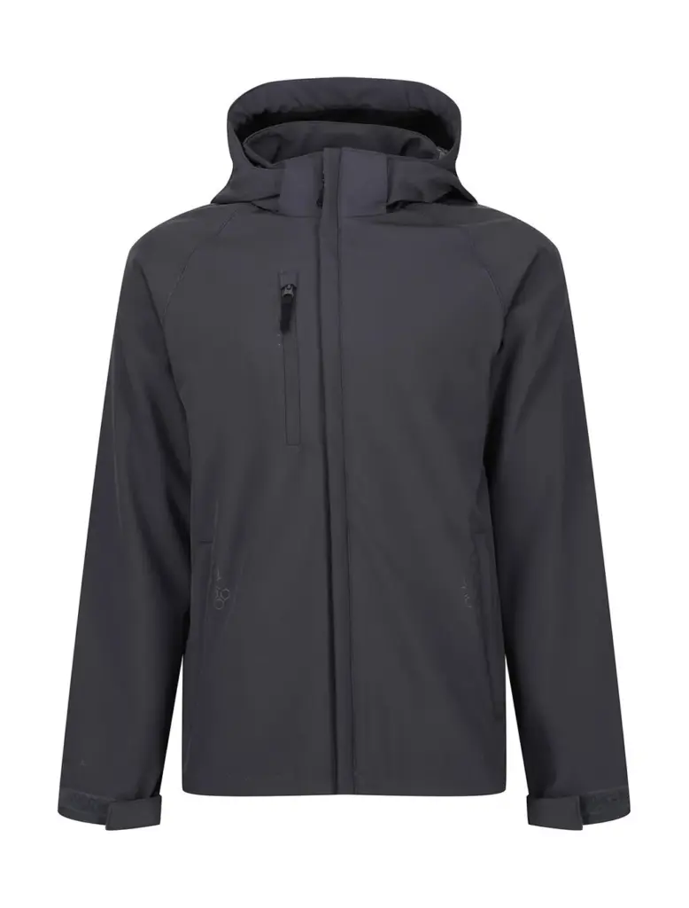 490_17_129_f-2022_01jpg - Hidalgo 49017 - Repeller Lined Hooded Softshell, seal grey — productfoto 2