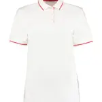 50311 - Women's St. Mellion Polo, white / red — productfoto 2