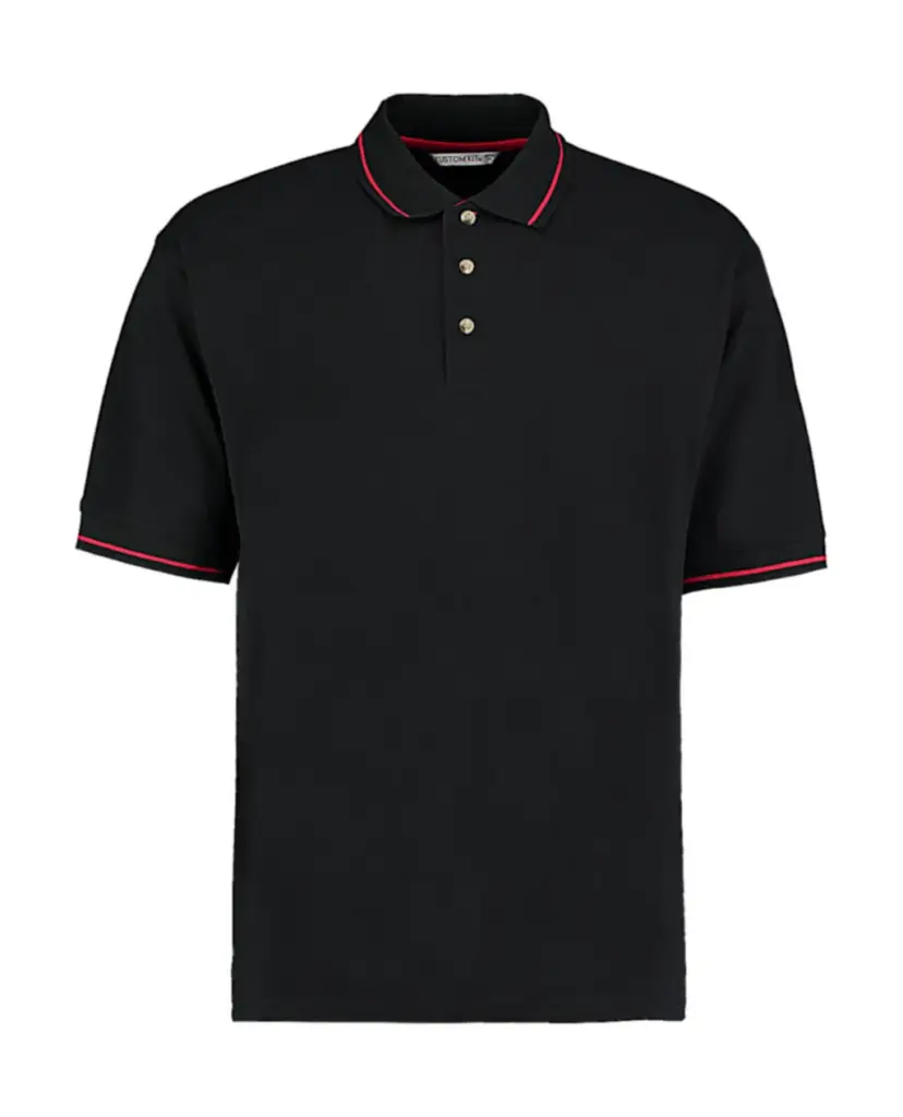 50411 - Men's Classic Fit St. Mellion Polo, black / red — productfoto 4