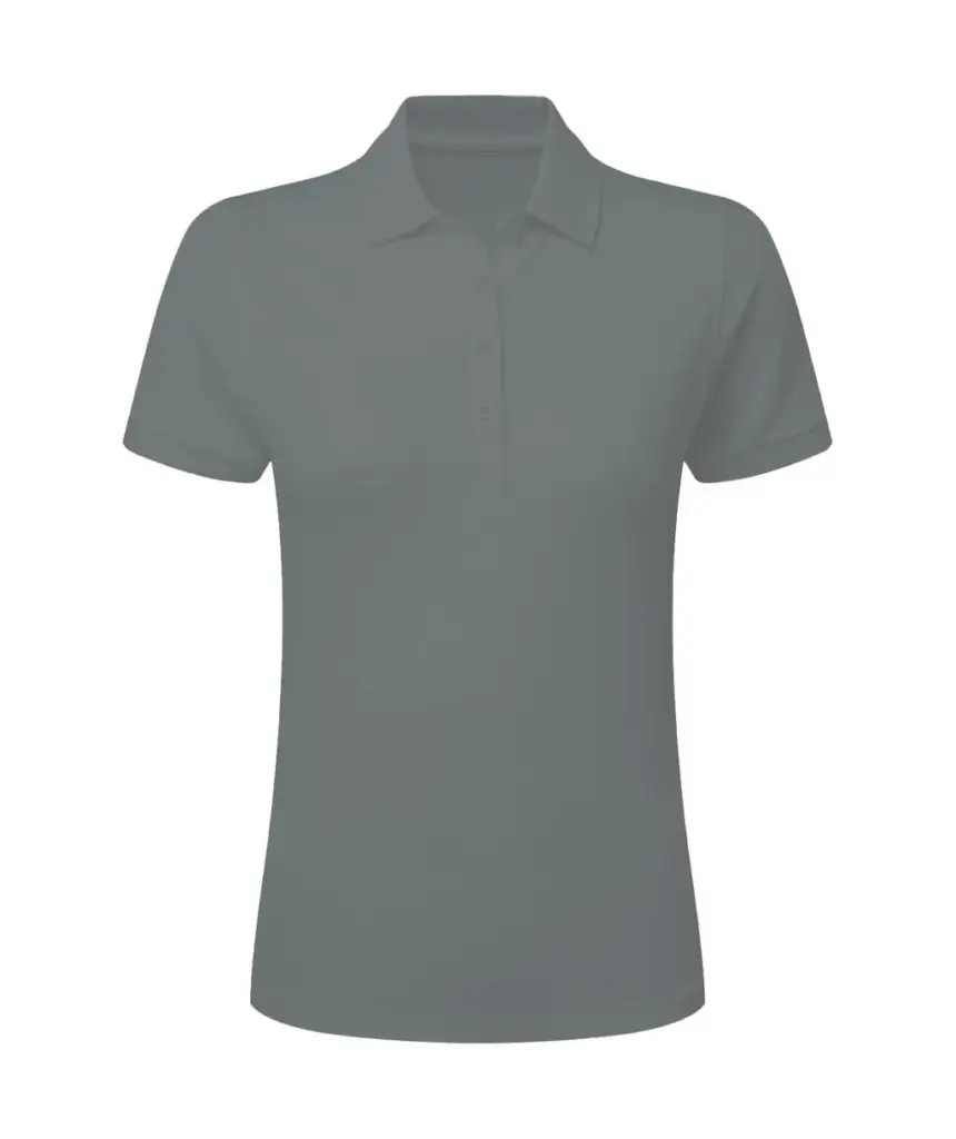 51052 - Signature Tagless Polo Stretch Women, grey — productfoto 3