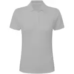 51052 - Signature Tagless Polo Stretch Women, light oxford — productfoto 8