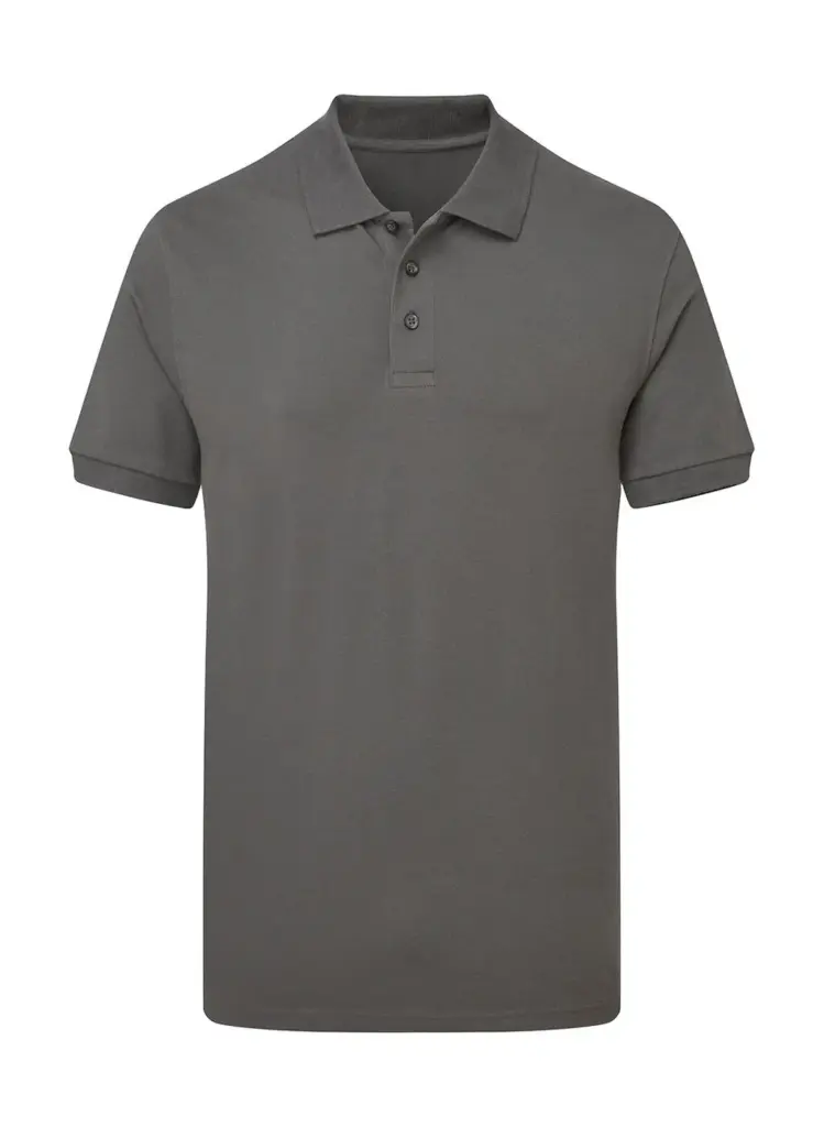 51152 - Signature Tagless Polo Stretch Men, charcoal — productfoto 4