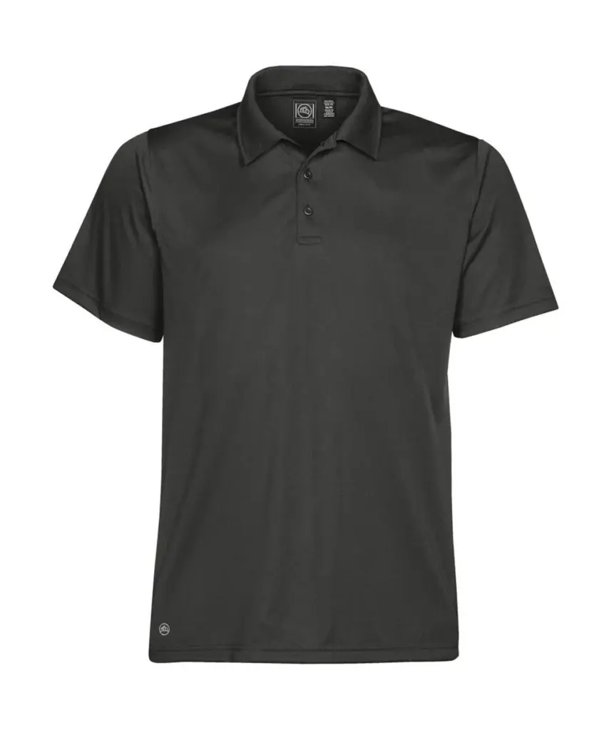 51218 - Eclipse Mens H2X DRY Polo, carbon — productfoto 2