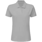 51352 - Cotton Polo Women, light oxford — productfoto 9