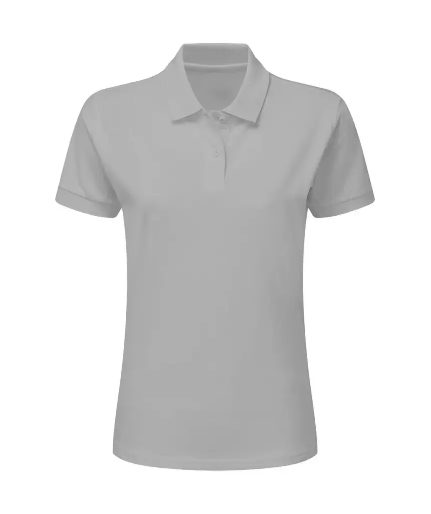 51352 - Cotton Polo Women, light oxford — productfoto 9