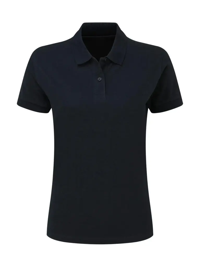 51352 - Cotton Polo Women, navy — productfoto 3
