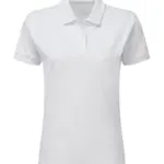 51352 - Cotton Polo Women, white
