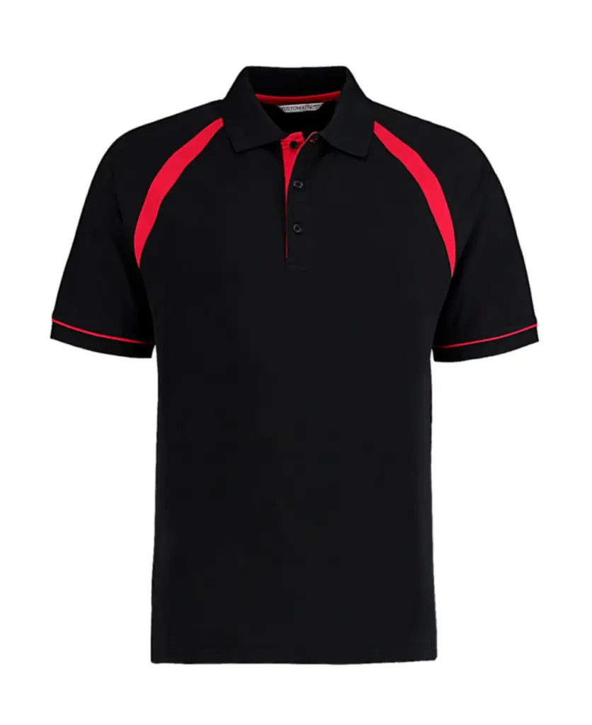 51511 - Classic Fit Oak Hill Polo, black/bright red