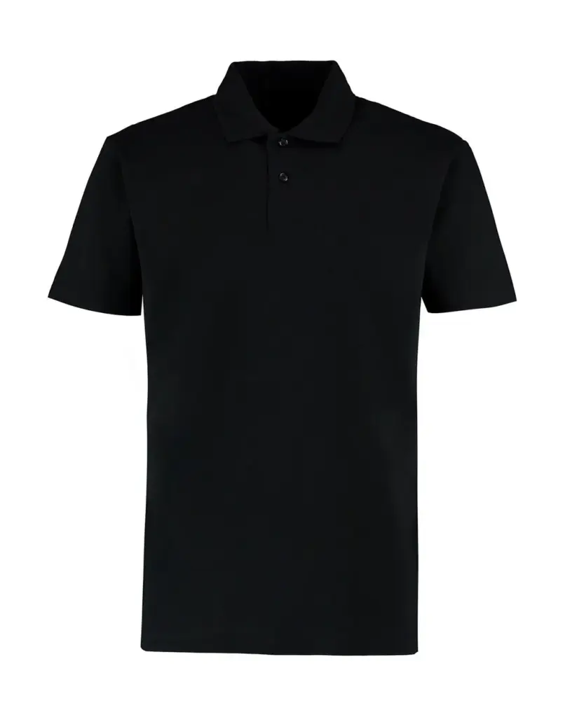 52411 - Men's Regular Fit Workforce Polo, black — productfoto 2