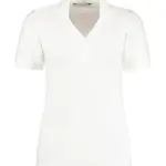 52611 - Women's Regular Fit Comfortec® V Neck Polo, white