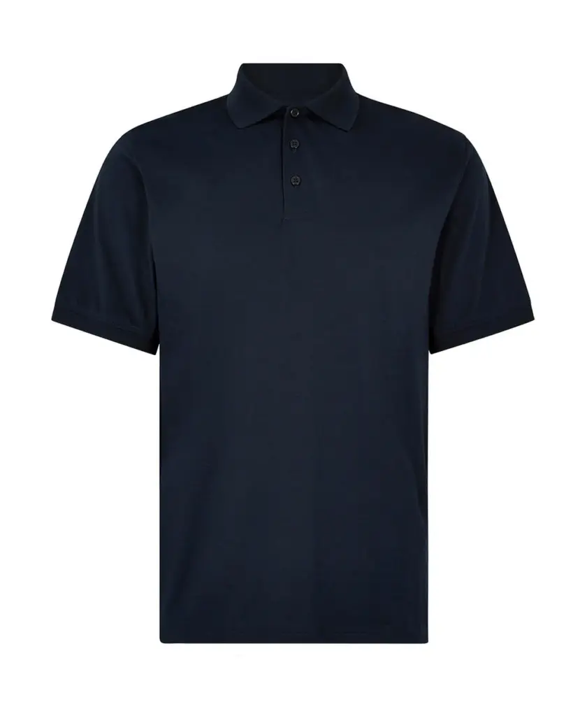 52711 - Regular Fit Superwash® 60º Jersey Polo, navy — productfoto 4