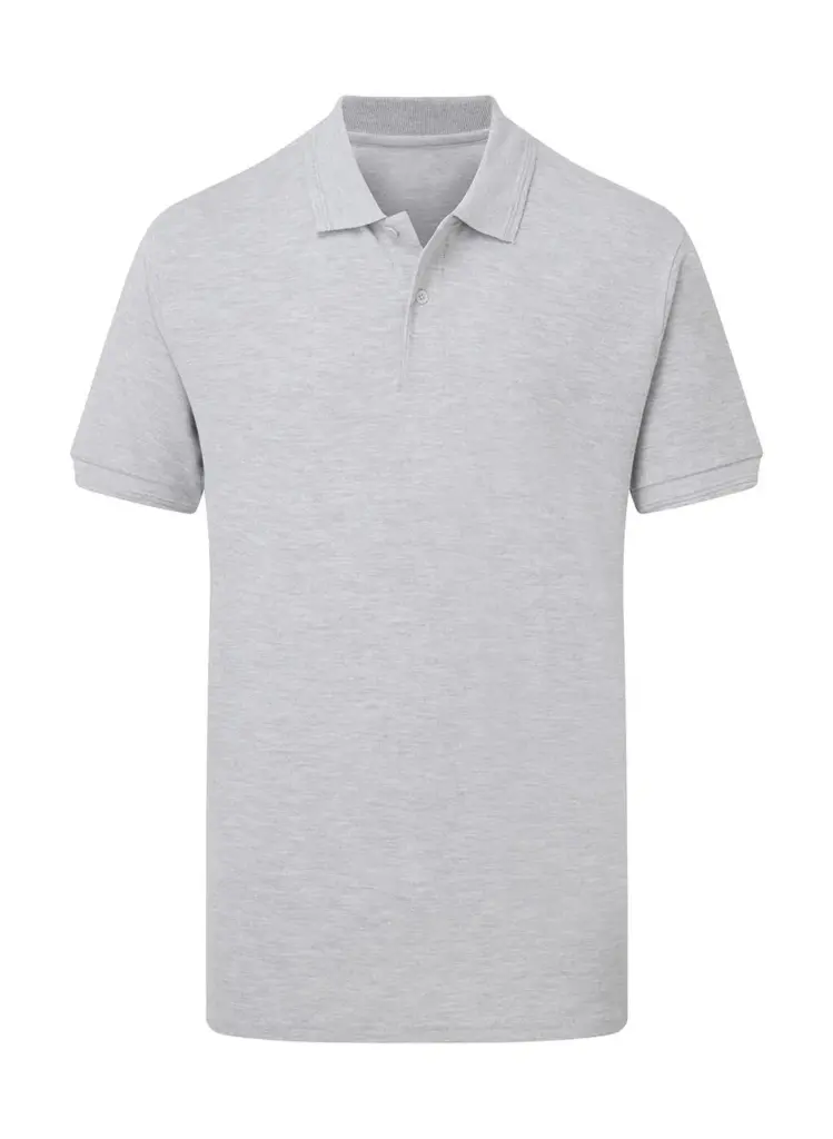 53952 - Poly Cotton Polo Men, light oxford — productfoto 6