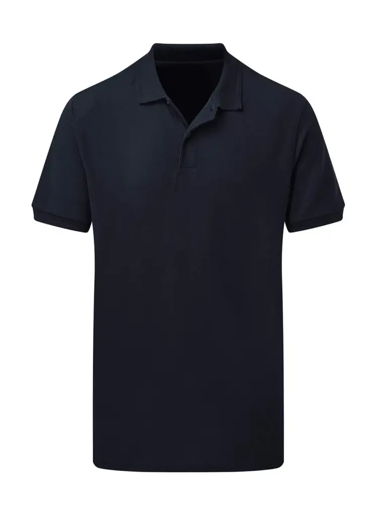 53952 - Poly Cotton Polo Men, navy — productfoto 3